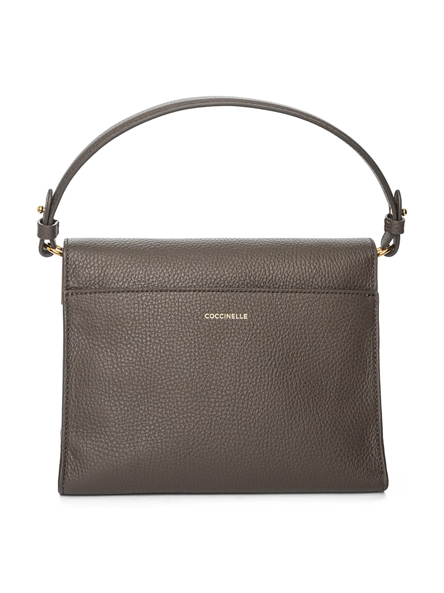 Сумка-мини темно-бежевого цвета